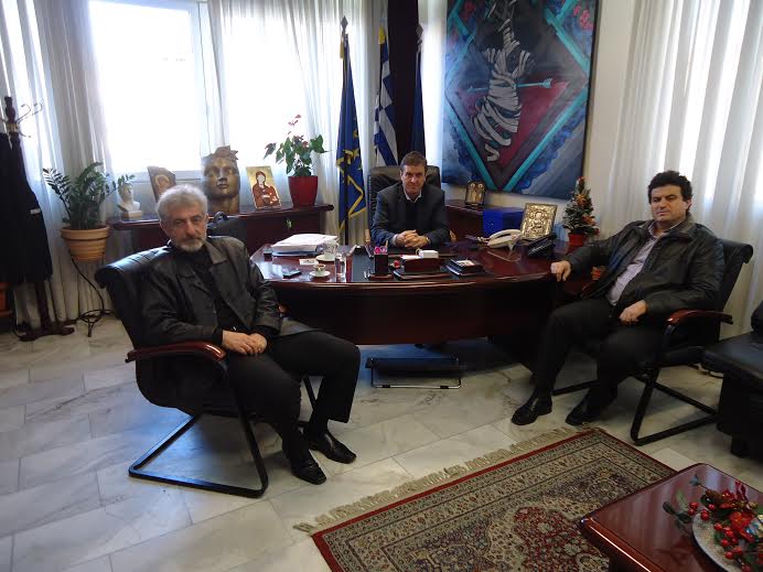 Επίσκεψη κ. Τσαλικίδη στον Δήμαρχο Αλμωπίας